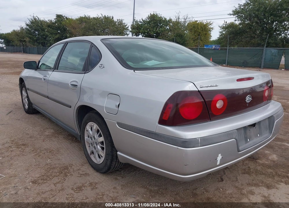 2002 CHEVROLET IMPALA VIN: 2G1WF52EX29252368