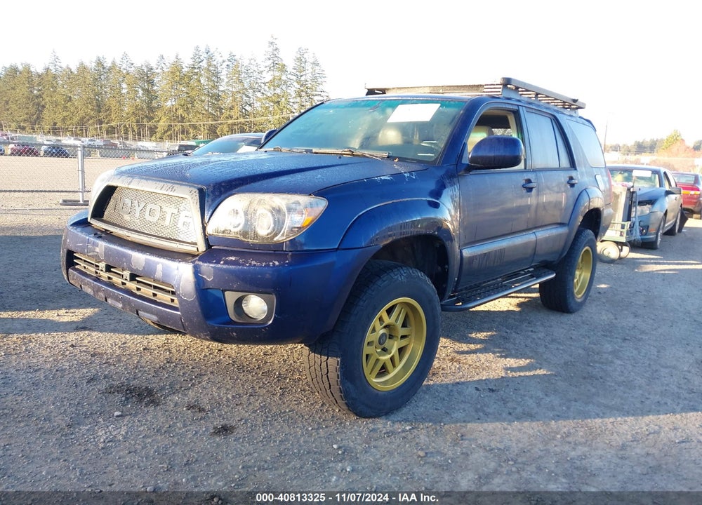 2006 TOYOTA 4RUNNER LIMITED V6 VIN: JTEBU17R460096677