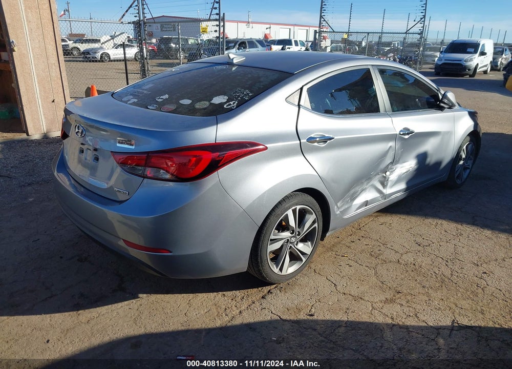2015 HYUNDAI ELANTRA LIMITED VIN: 5NPDH4AE2FH547147