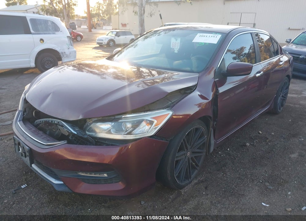 2016 HONDA ACCORD SPORT VIN: 1HGCR2F56GA016291
