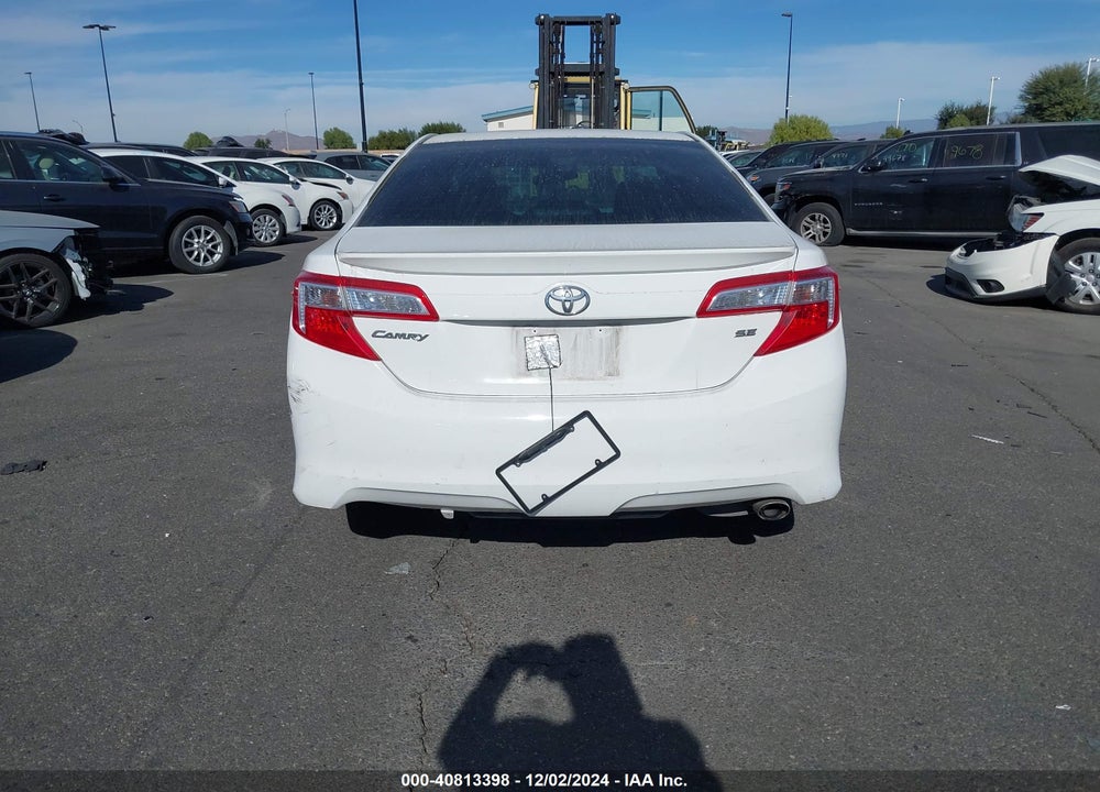 2013 TOYOTA CAMRY SE VIN: 4T1BF1FK3DU250249