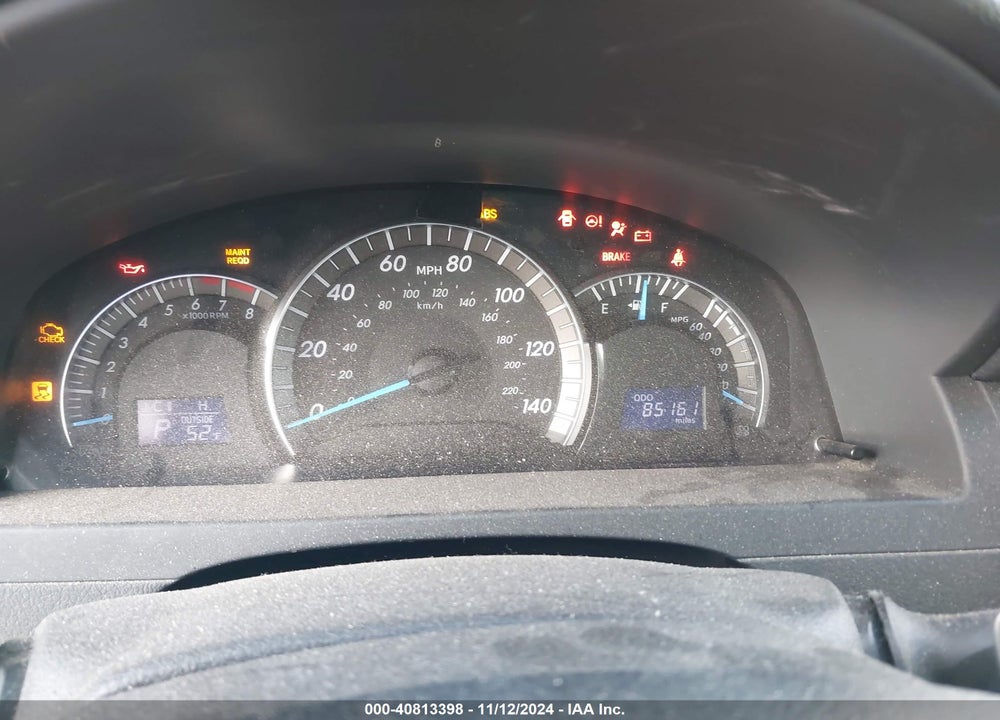 2013 TOYOTA CAMRY SE VIN: 4T1BF1FK3DU250249