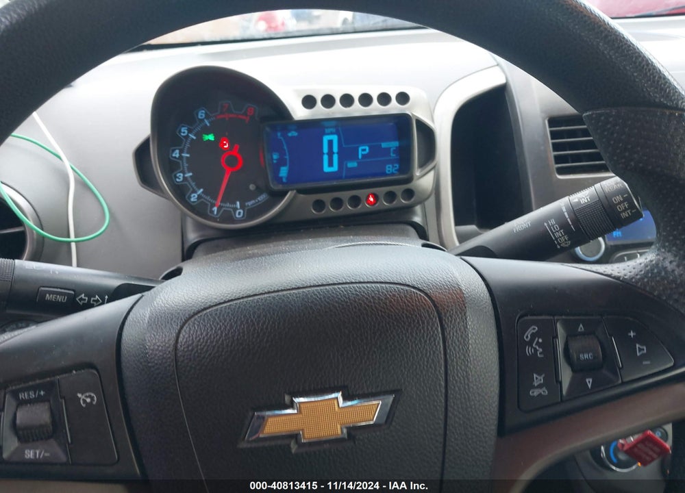 2013 CHEVROLET SONIC LT AUTO VIN: 1G1JC6SH9D4207818