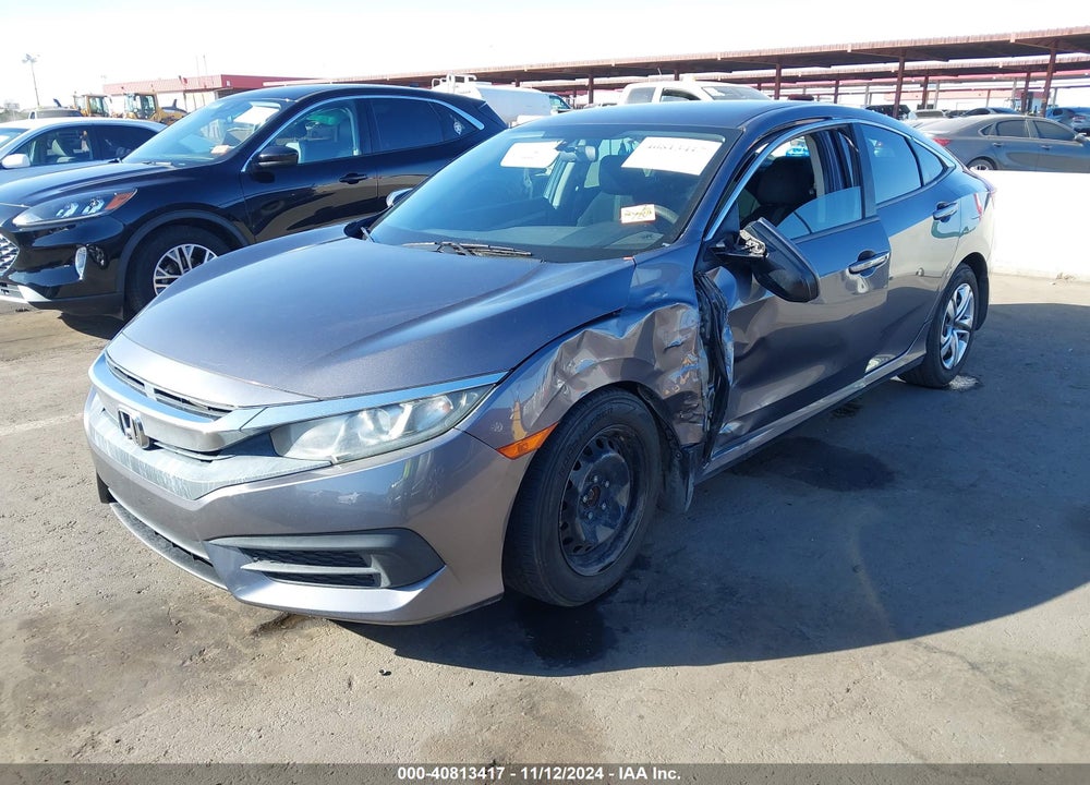 2017 HONDA CIVIC LX VIN: 19XFC2F52HE069386