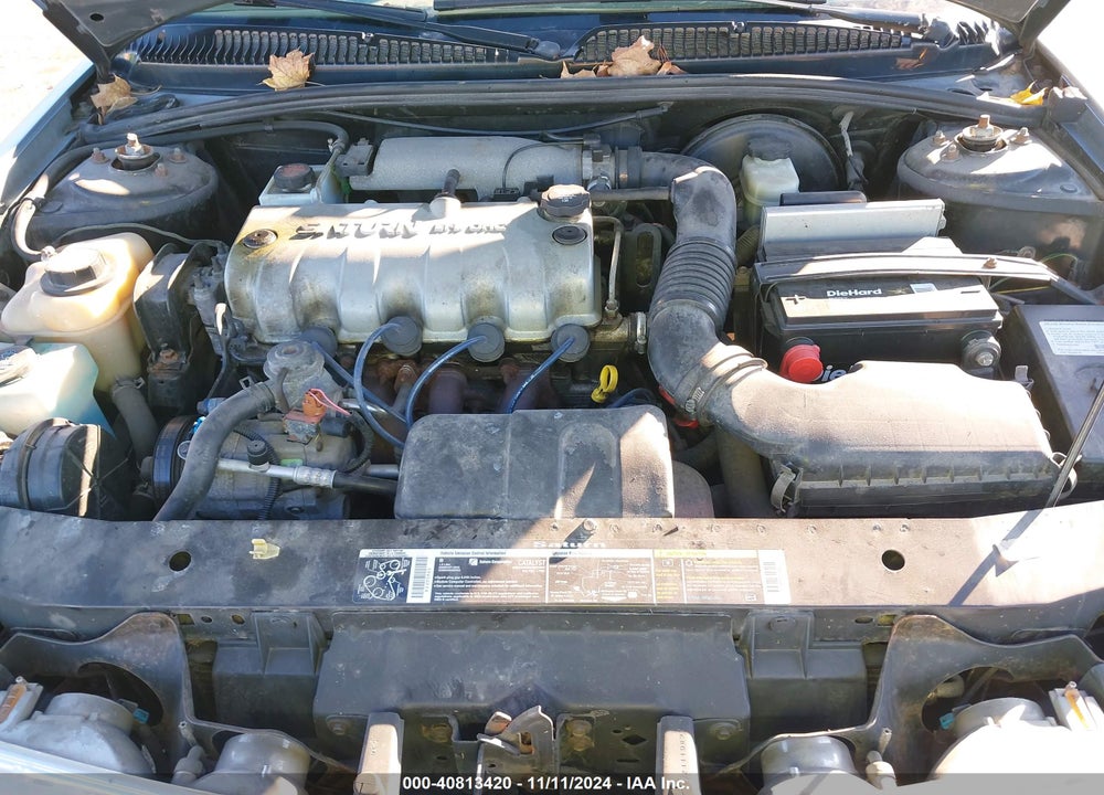 2002 SATURN S-SERIES SL1 VIN: 1G8ZH52892Z258493