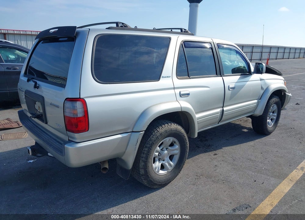 1999 TOYOTA 4RUNNER LIMITED V6 VIN: JT3GN87R0X0096102