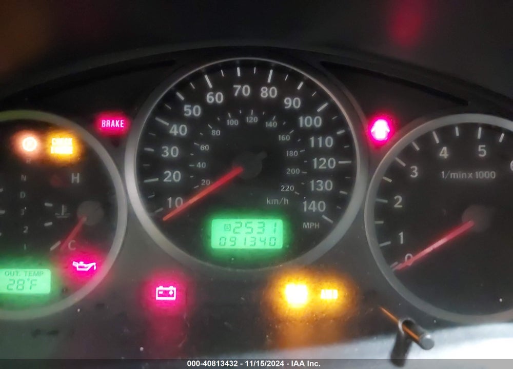 2005 SAAB 9-2X AERO VIN: JF4GG22655H055522