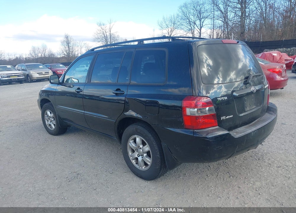 2005 TOYOTA HIGHLANDER V6 VIN: JTEEP21AX50081516