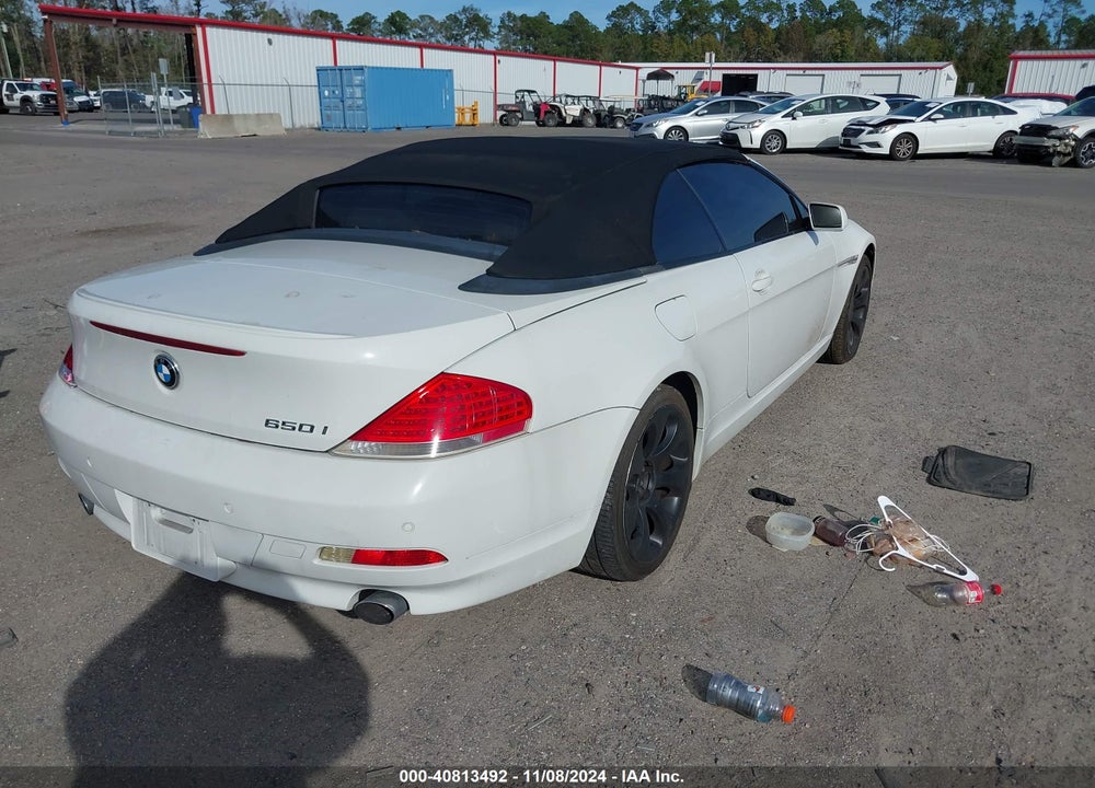 2007 BMW 650I VIN: WBAEK135X7CN83406