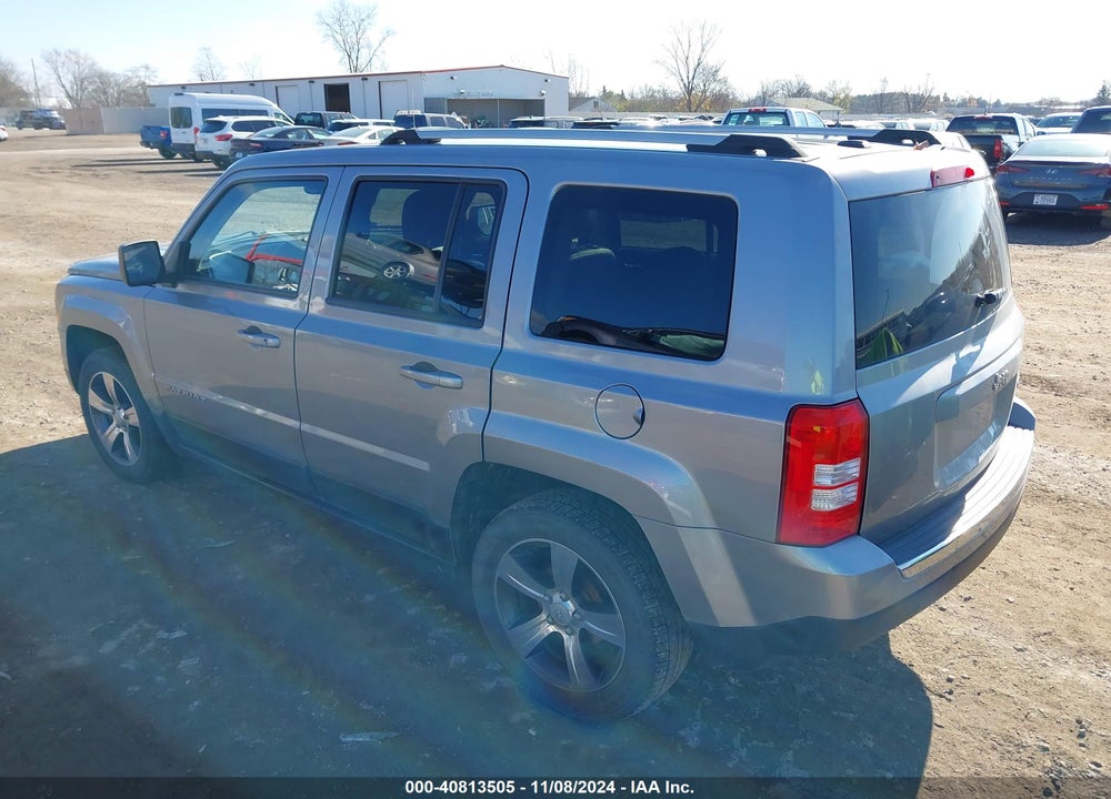 2016 JEEP PATRIOT HIGH ALTITUDE EDITION VIN: 1C4NJPFA5GD582773
