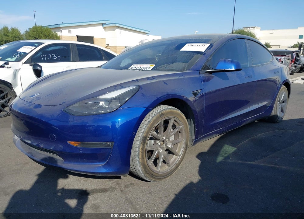 2022 TESLA MODEL 3 LONG RANGE DUAL MOTOR ALL-WHEEL DRIVE VIN: 5YJ3E1EB6NF325811
