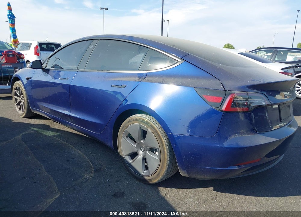 2022 TESLA MODEL 3 LONG RANGE DUAL MOTOR ALL-WHEEL DRIVE VIN: 5YJ3E1EB6NF325811