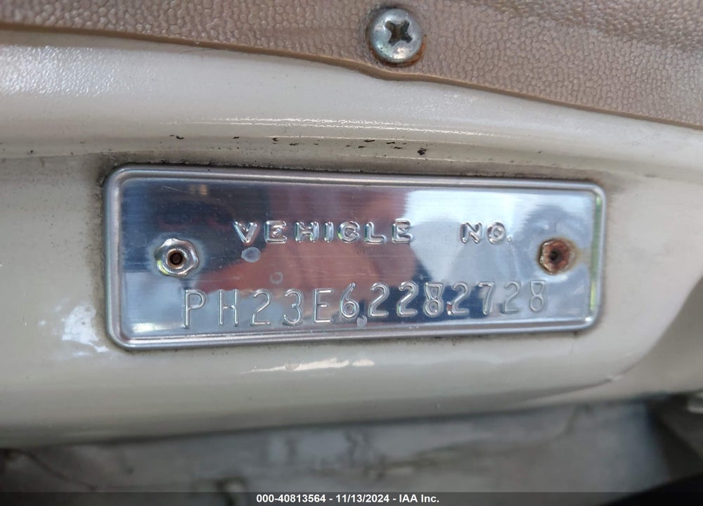 1966 PLYMOUTH 2 DOOR COUPE VIN: 0000PH23E62282728