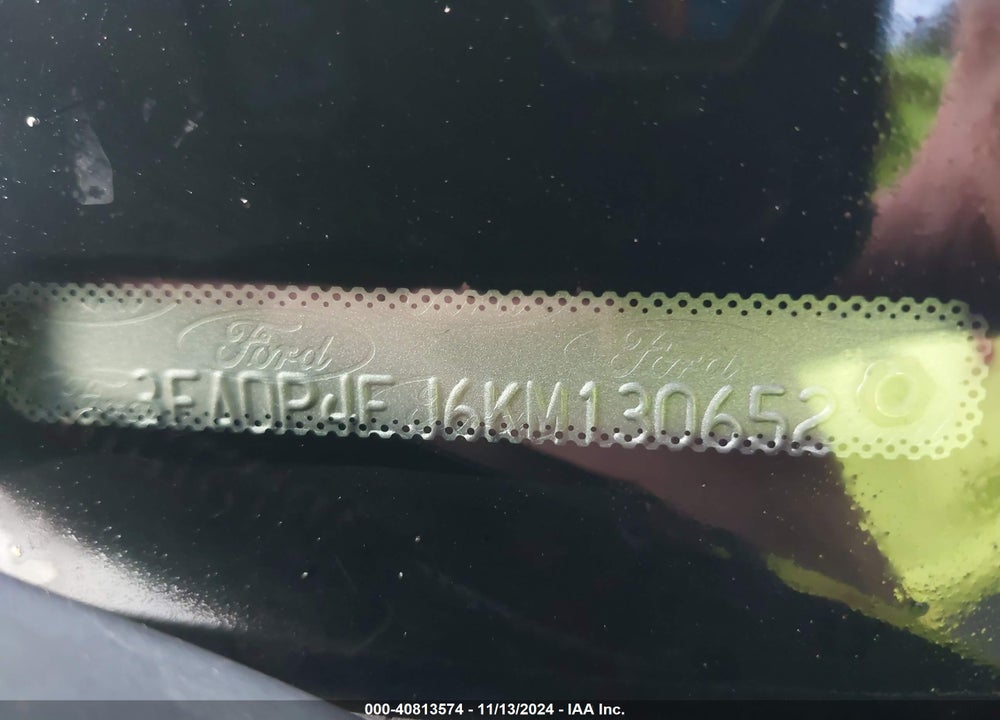 2019 FORD FIESTA SE VIN: 3FADP4EJ6KM130652