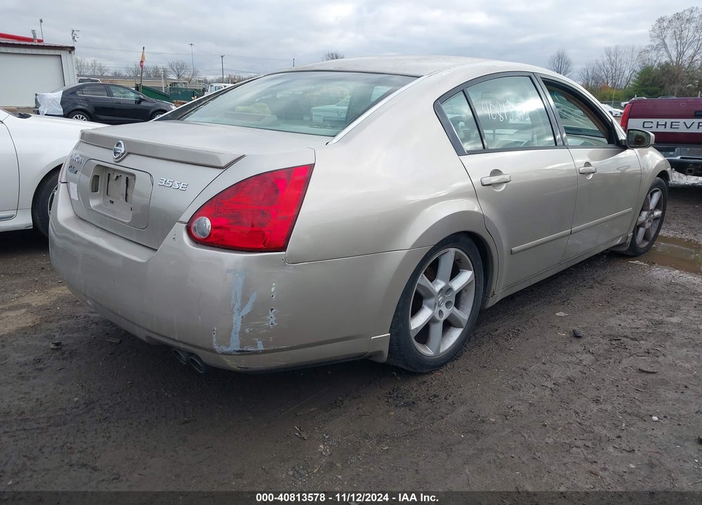 2006 NISSAN MAXIMA 3.5 SE VIN: 1N4BA41E56C857385