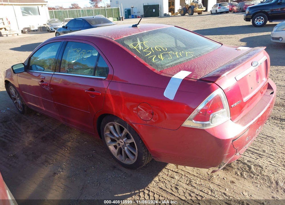 2009 FORD FUSION SEL VIN: 3FAHP08Z79R165189