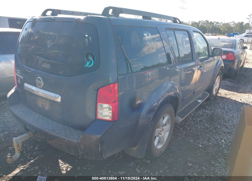 2011 NISSAN PATHFINDER VIN: 5N1AR1NN0BC605024