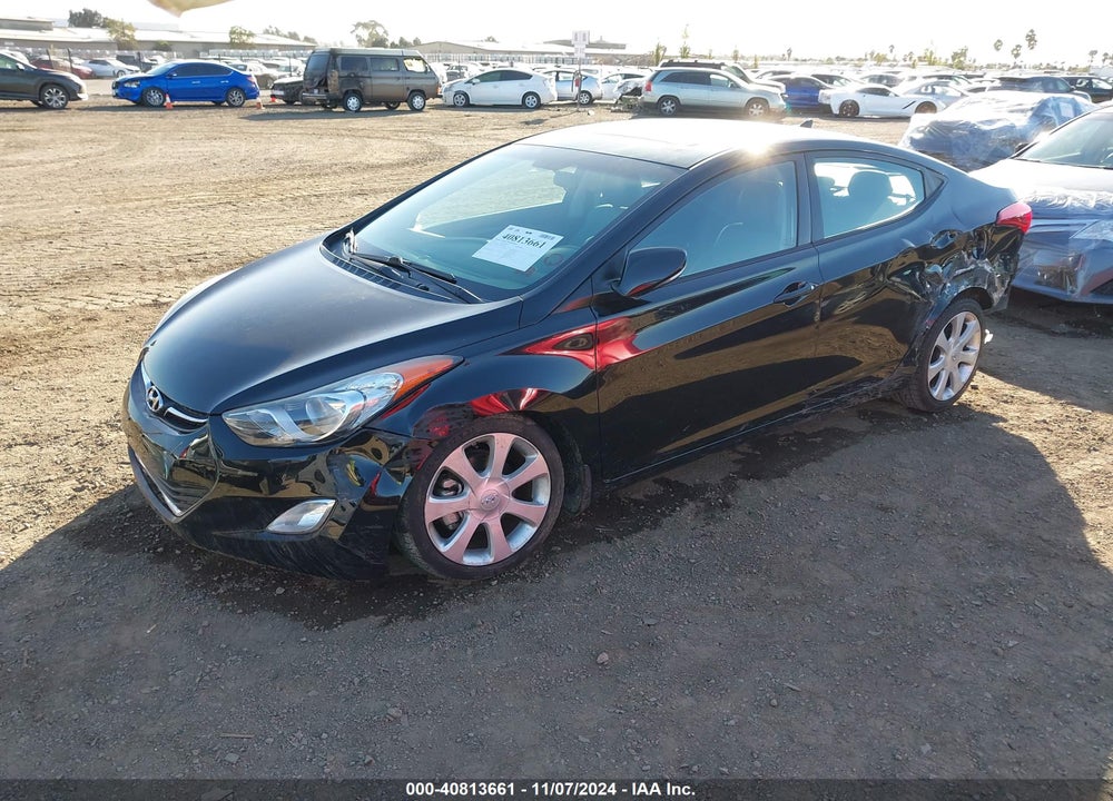 2013 HYUNDAI ELANTRA LIMITED VIN: 5NPDH4AE9DH406816
