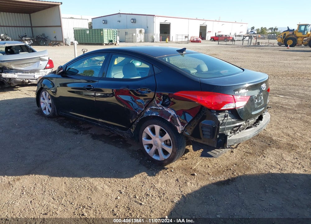 2013 HYUNDAI ELANTRA LIMITED VIN: 5NPDH4AE9DH406816