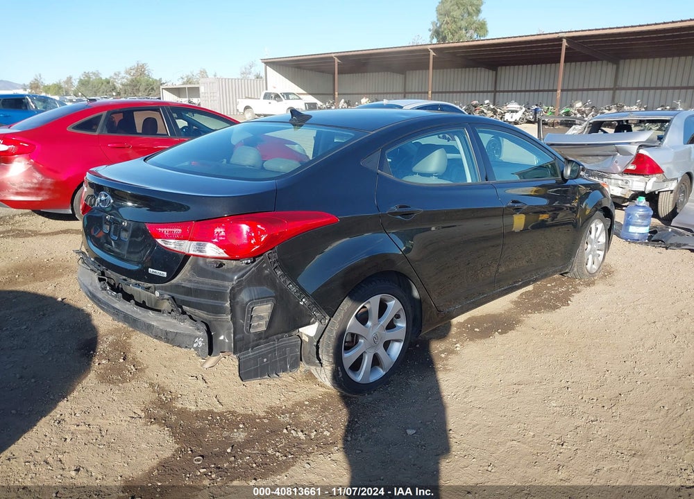 2013 HYUNDAI ELANTRA LIMITED VIN: 5NPDH4AE9DH406816