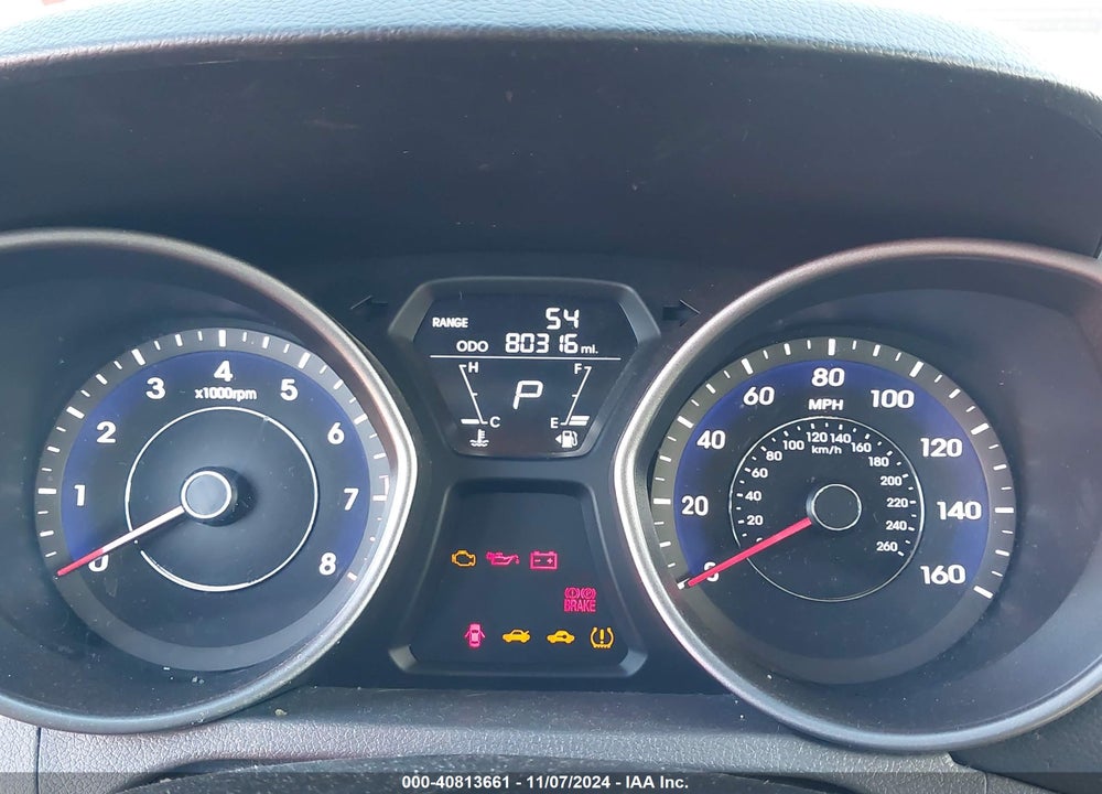2013 HYUNDAI ELANTRA LIMITED VIN: 5NPDH4AE9DH406816