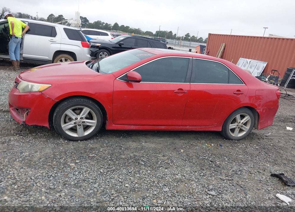 2012 TOYOTA CAMRY SE VIN: 4T1BF1FK3CU588166