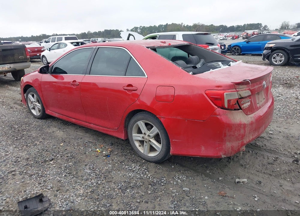 2012 TOYOTA CAMRY SE VIN: 4T1BF1FK3CU588166