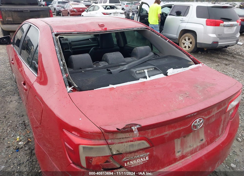 2012 TOYOTA CAMRY SE VIN: 4T1BF1FK3CU588166