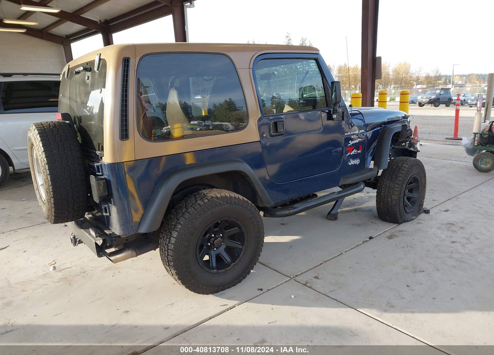 2001 JEEP WRANGLER SPORT VIN: 1J4FA49S01P326807