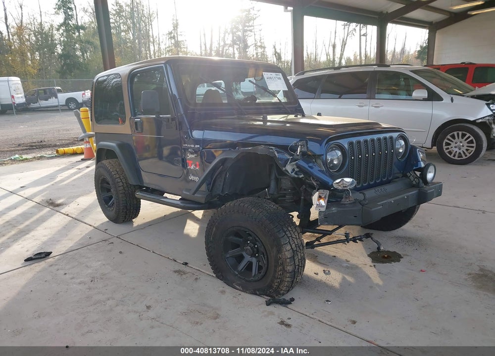 2001 JEEP WRANGLER SPORT VIN: 1J4FA49S01P326807