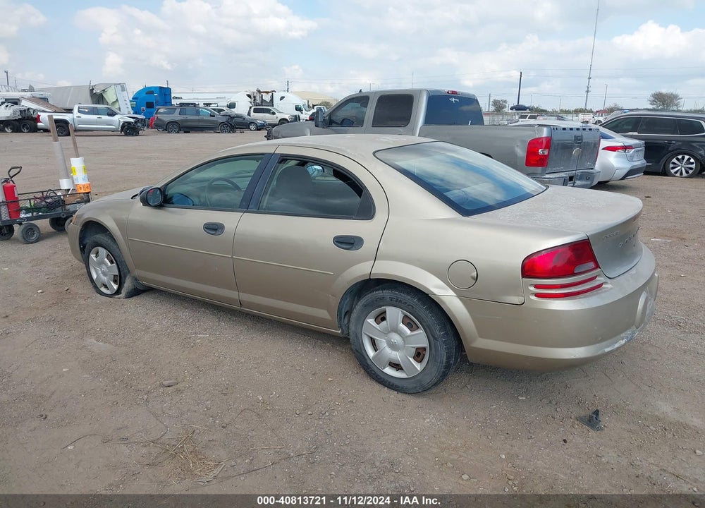 2004 DODGE STRATUS SE VIN: 1B3EL36X14N390197