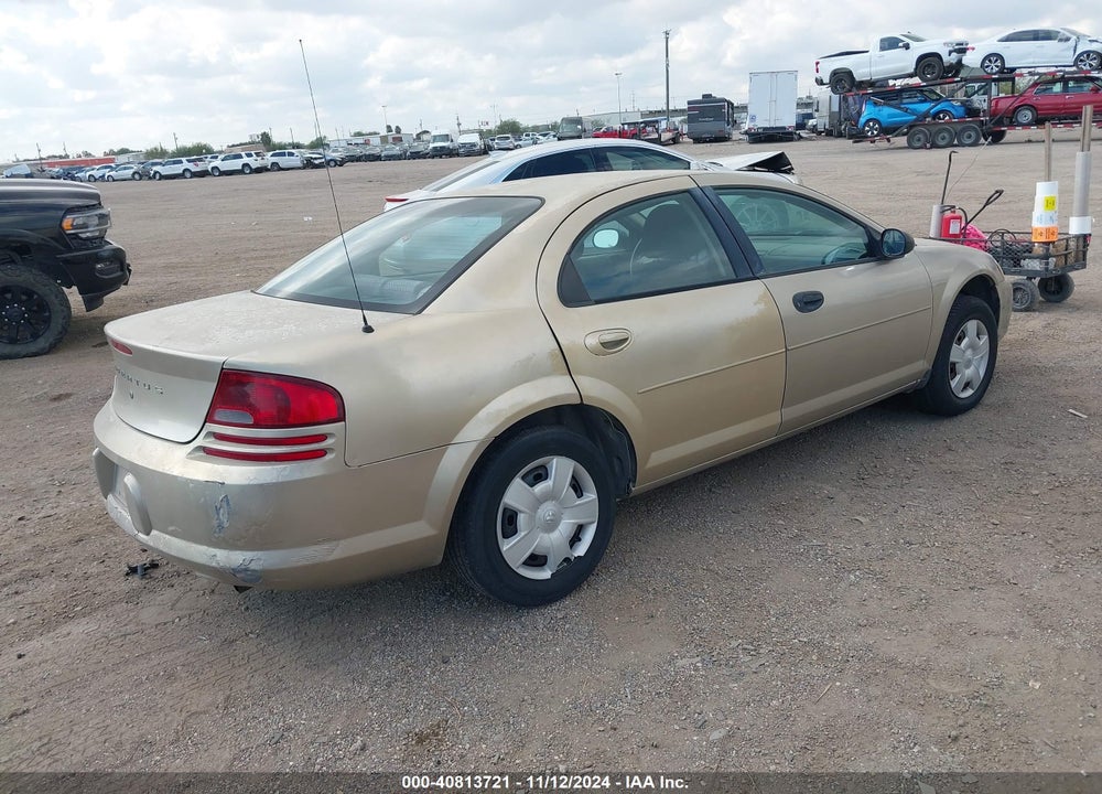 2004 DODGE STRATUS SE VIN: 1B3EL36X14N390197
