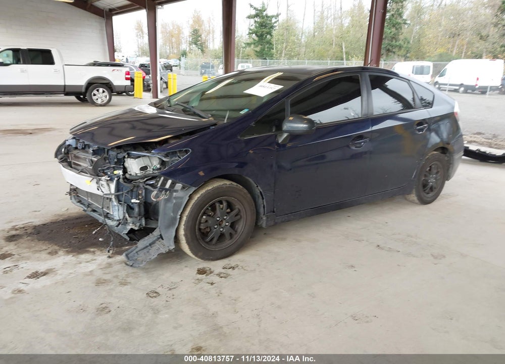 2013 TOYOTA PRIUS TWO VIN: JTDKN3DU8D1634987