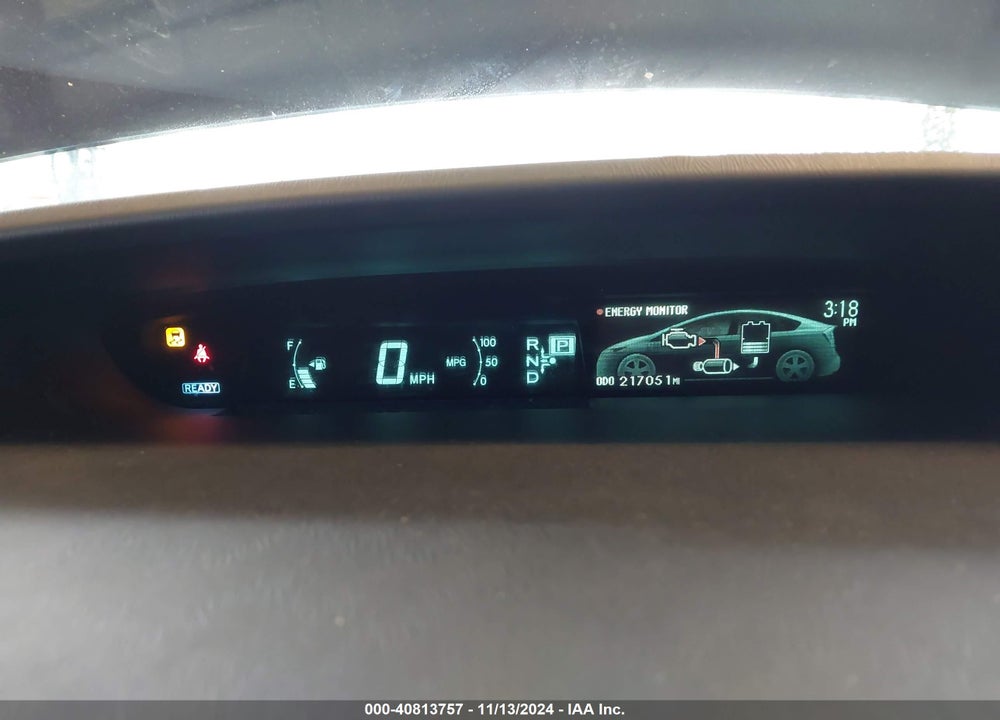 2013 TOYOTA PRIUS TWO VIN: JTDKN3DU8D1634987