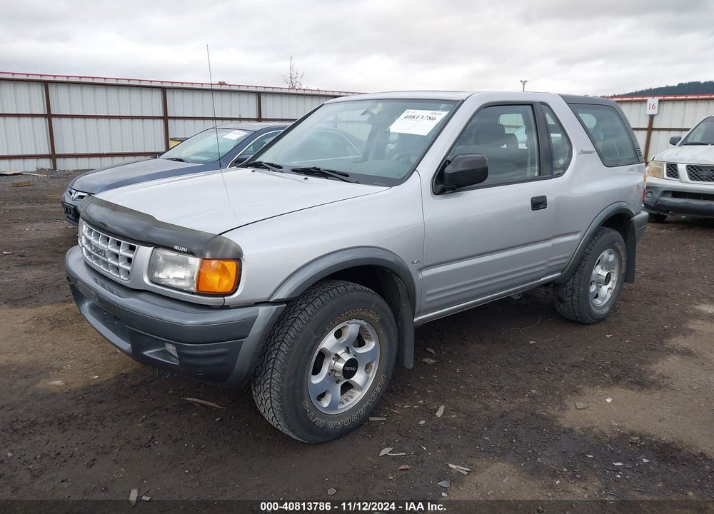 1999 ISUZU AMIGO S 3.2L V6 HARD TOP/S 3.2L V6 SOFT TOP VIN: 4S2CM57W9X4345513