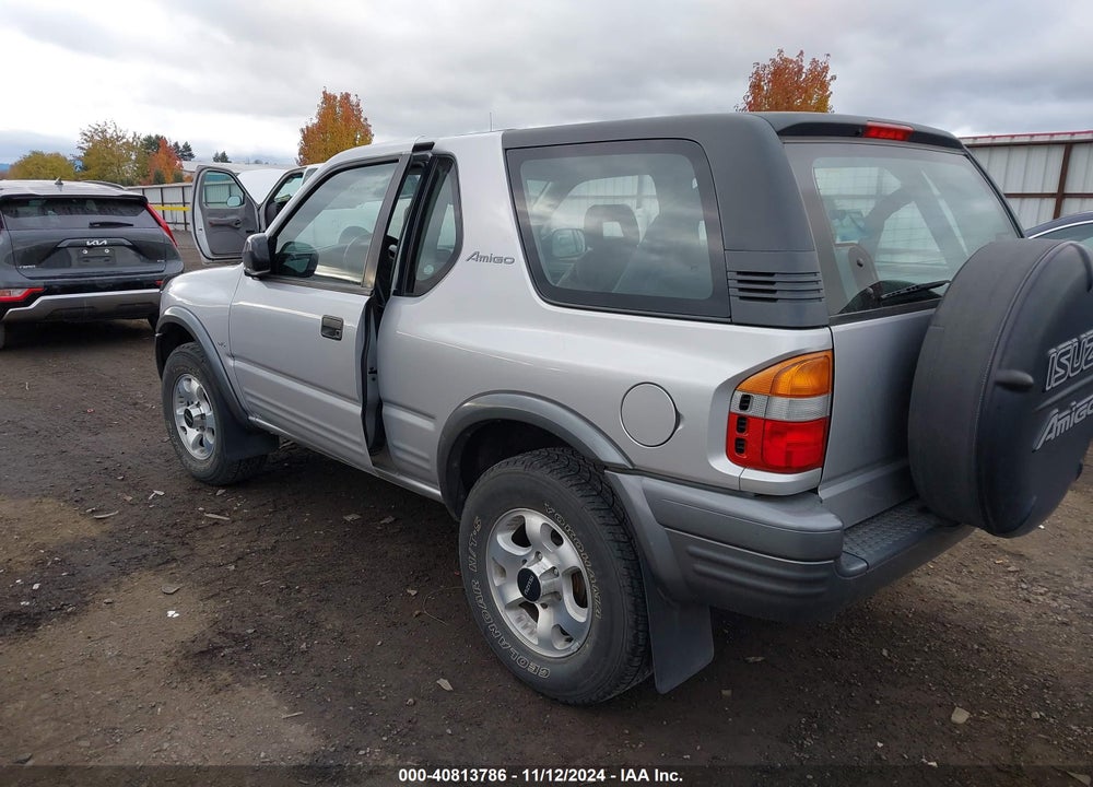 1999 ISUZU AMIGO S 3.2L V6 HARD TOP/S 3.2L V6 SOFT TOP VIN: 4S2CM57W9X4345513