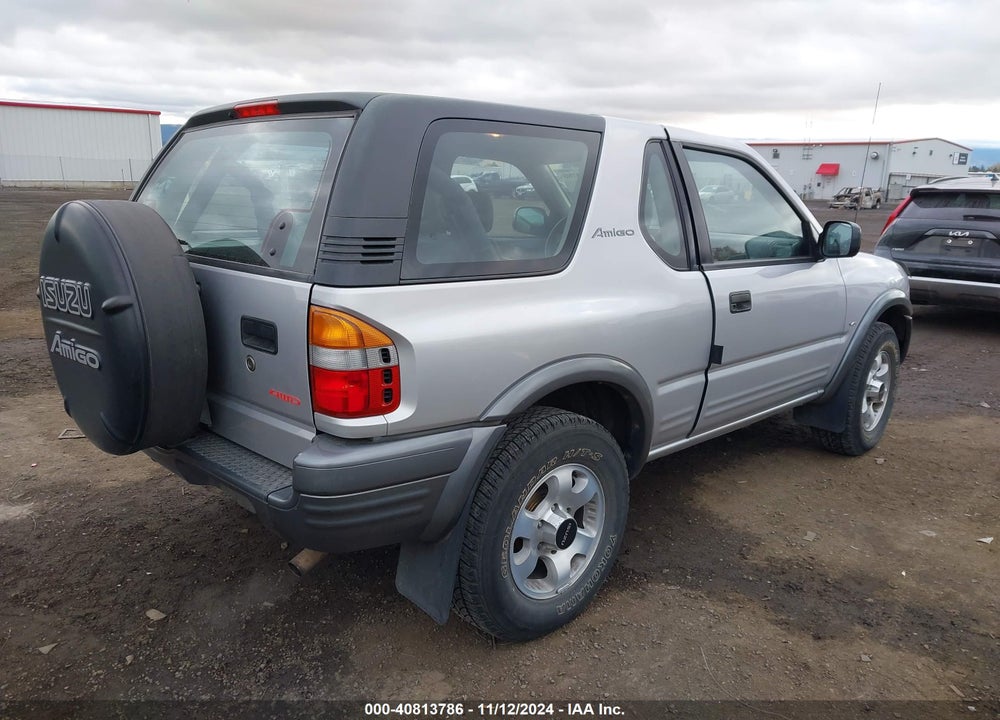 1999 ISUZU AMIGO S 3.2L V6 HARD TOP/S 3.2L V6 SOFT TOP VIN: 4S2CM57W9X4345513