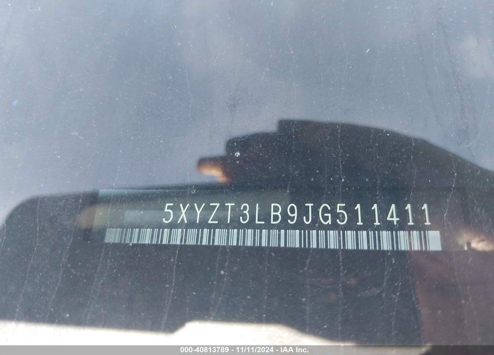 2018 HYUNDAI SANTA FE SPORT 2.4L VIN: 5XYZT3LB9JG511411