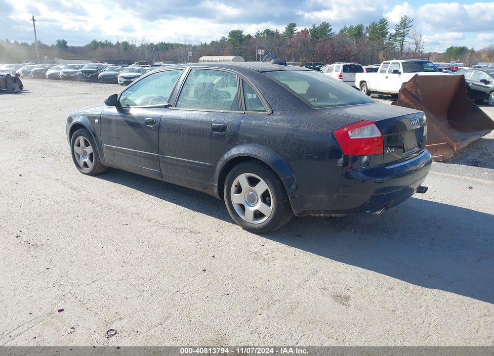 2004 AUDI A4 1.8T VIN: WAULC68E74A140339