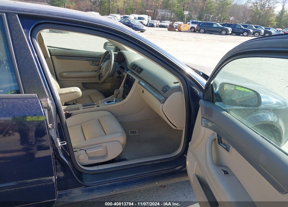 2004 AUDI A4 1.8T VIN: WAULC68E74A140339