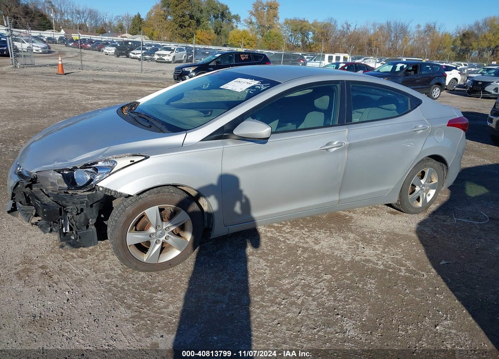 2012 HYUNDAI ELANTRA GLS (ULSAN PLANT) VIN: KMHDH4AE7CU205044