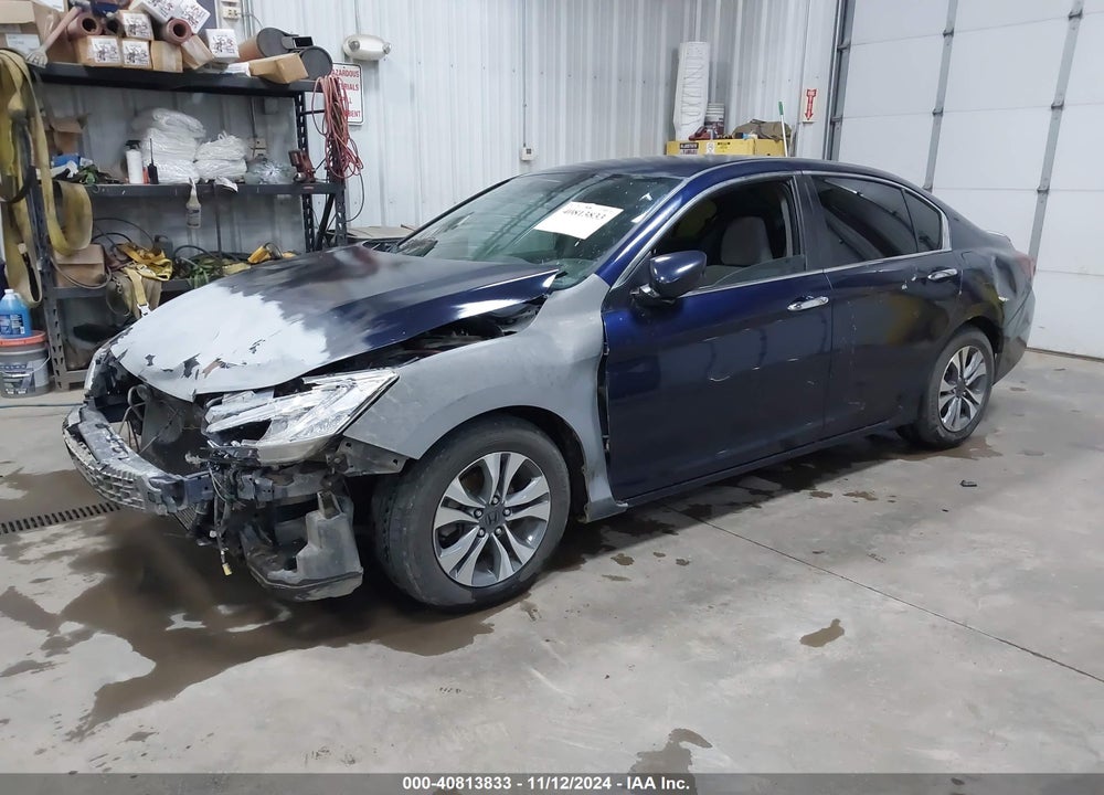 2013 HONDA ACCORD LX VIN: 1HGCR2F30DA116297