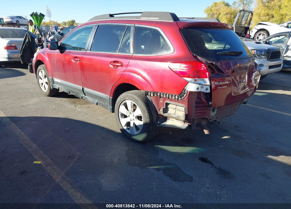 2012 SUBARU OUTBACK 2.5I PREMIUM VIN: 4S4BRBGC5C3298392