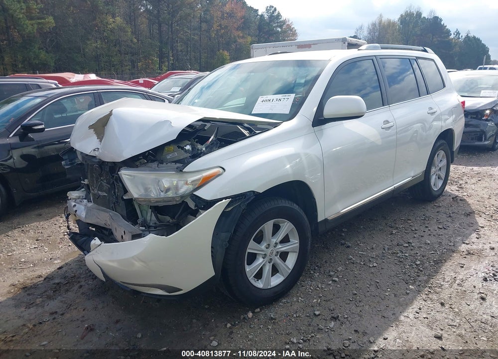2013 TOYOTA HIGHLANDER BASE PLUS V6 VIN: 5TDBK3EH6DS206011