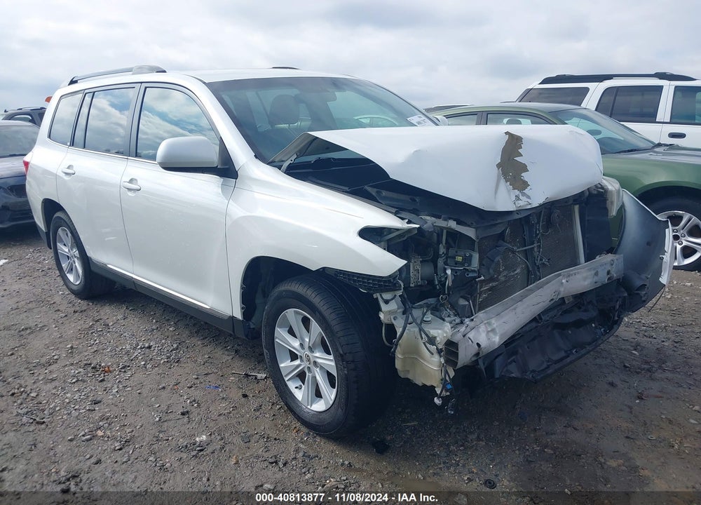 2013 TOYOTA HIGHLANDER BASE PLUS V6 VIN: 5TDBK3EH6DS206011