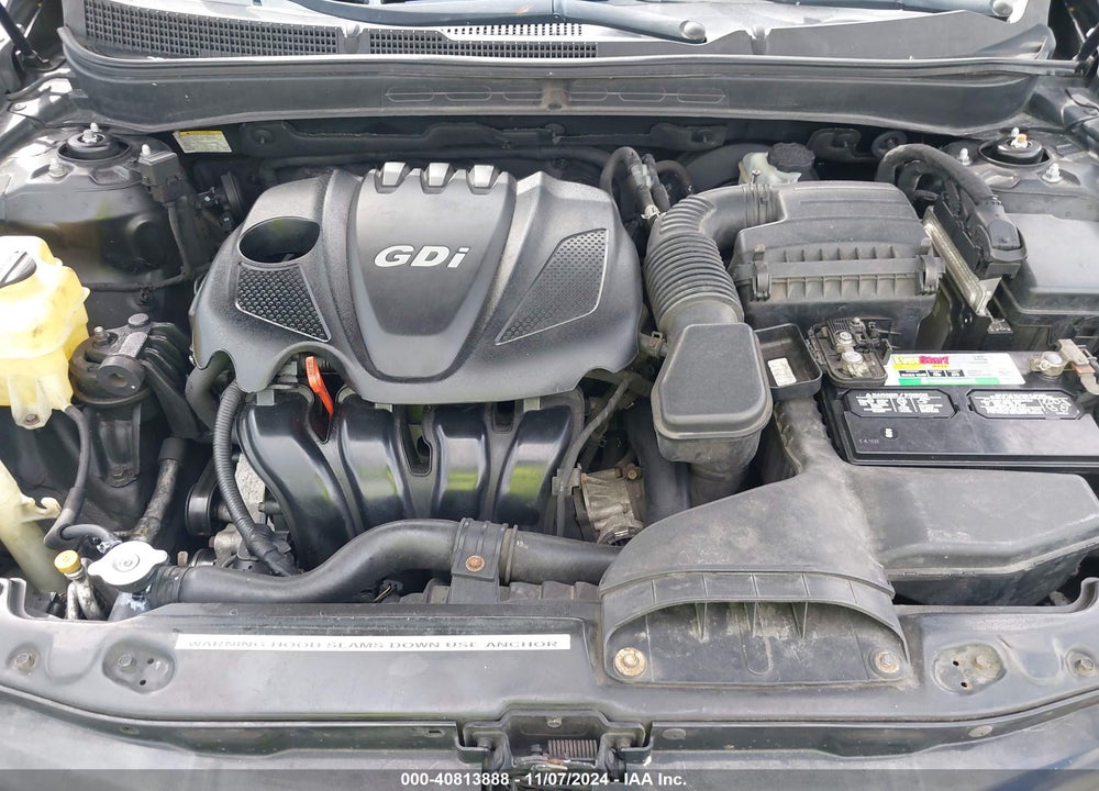 2013 HYUNDAI SONATA GLS VIN: 5NPEB4AC1DH583543