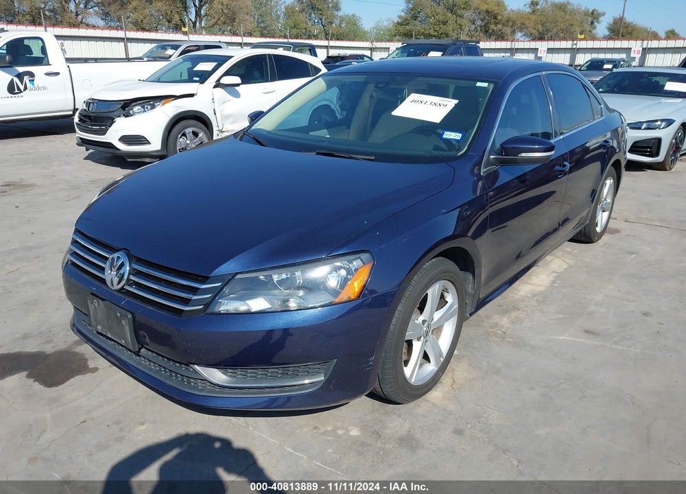 2013 VOLKSWAGEN PASSAT 2.5L SE VIN: 1VWBP7A3XDC077918