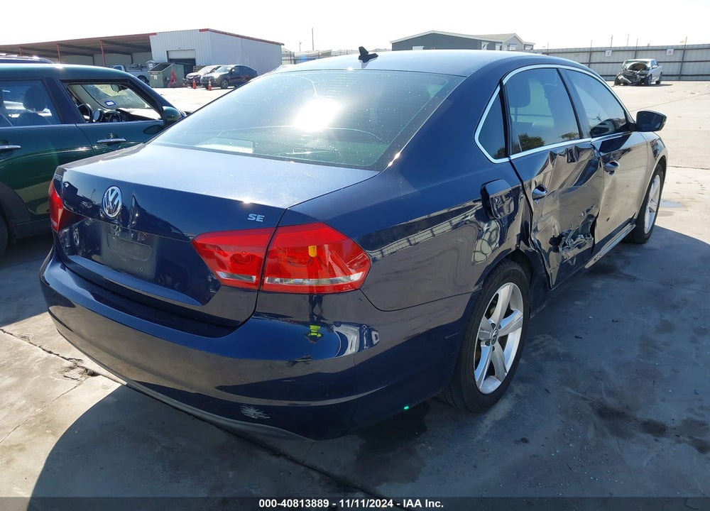 2013 VOLKSWAGEN PASSAT 2.5L SE VIN: 1VWBP7A3XDC077918