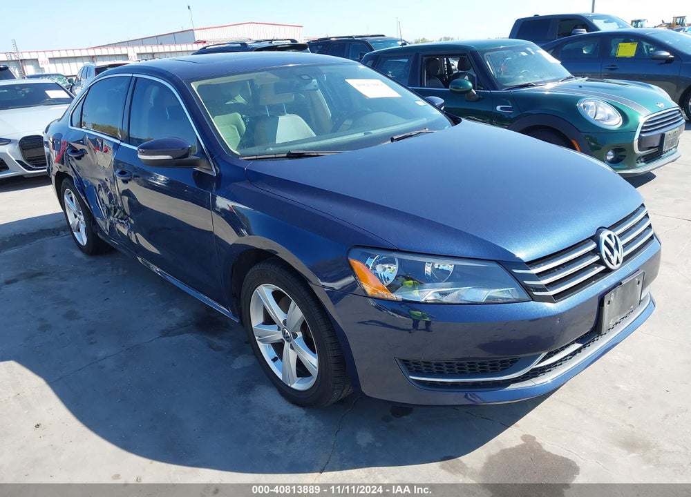 2013 VOLKSWAGEN PASSAT 2.5L SE VIN: 1VWBP7A3XDC077918