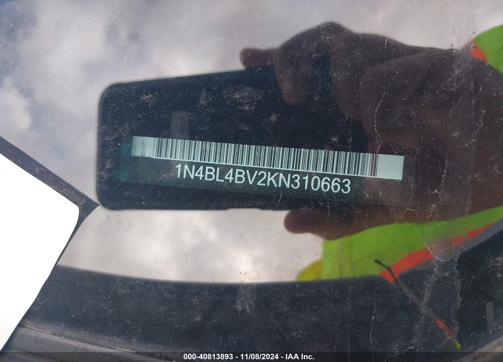 2019 NISSAN ALTIMA 2.5 S VIN: 1N4BL4BV2KN310663